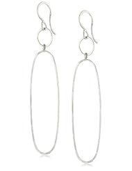 Melissa Joy Manning Sterling Silver Elliptical Dangle Earrings
