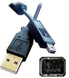 ABC Products® Fuji Fujifilm USB Cable Cord for Finepix 1300, 1400, 2200, 2300, 2400, 2600, 2800, 4700, 4800, 4900, 6800, 6900, 30i, 40i, 50i, A101, A201, A202, A203, A204, A303, A403, F401, F410, F601, M603, S1/S2 Pro, S3000, S304, S3100, S3500, S602