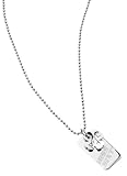 Miss Sixty Eden Collection Dog Tag Pendant w/Lucky Clover Charm