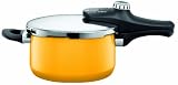 Silit 8605173311 Schnellkochtopf Sicomatic econtrol 4.5 Liter ohne Einsatz, crazy yellow