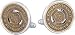 Chicago Subway Token Cufflinks by Cuff-Daddy