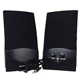 2-Piece MultiMedia Speakers (Black)