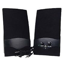 2-Piece MultiMedia Speakers (Black)