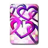 Hearts - Hearts - Light Switch Covers - single toggle switch
