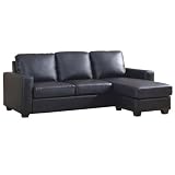 Cheap Ore International R8501BLK10 Black Leather Couches R8501BLK10 For Sale – Discount ORE Couches