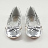 Madness Metallic Ballet Flat with Bow