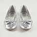 Madness Metallic Ballet Flat with Bow