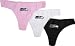 Seattle Seahawks Women's 3-Pack Thong Pack - Large