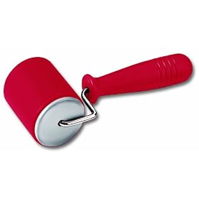 Kaiser Bakeware Kaiserflex Red Silicone 3-Inch Pastry Dough Roller by Kaiser
