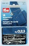 Eigenschaften Prym  / Prym - Sicherheitsnadeln Nr. 0-3, 18 Stück