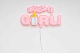 It's A Girl Cake Pick 4 count