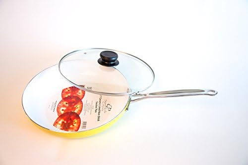 Cuisinestar Super Non-Stick Ceramic Lined Sautee Pan with Lid