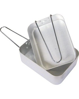 2 Piece Mess Tin Set - Aluminium