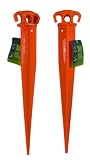 Lot of 2 Heavy Duty Plastic 16" Plant Tent Stakes