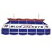 NHL Columbus Blue Jackets Stained Glass 40 inch Lighting Fixture
