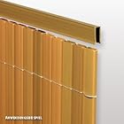 Videx-U-Profil für Sichtschutzmatte Rügen, bambus, 150cm (Lieferung: 2 x 75cm)