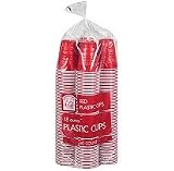 Bakers & Chefs Red Plastic Cups - 18 oz./240 ct.