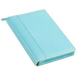 Baekgaard Zip Around Day Planner - Caribbean Blue/Lemon