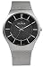 Skagen #833XLSSB1 Men's Black Dial Super Slim Mesh Band Watch