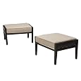 Outdoor Patio Smith & Hawken&reg; Windsor Metal Ottoman - Set of 2