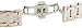TechnoMarine 1240-T10 NeoClassic 16-mm Two-Tone Stainless Steel Bracelet with Push-Button Deployment Clasp