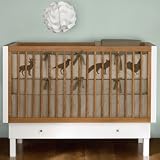 DwellStudio Animals Chocolate 4-Piece Baby Crib Bedding Set
