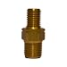 Trico FC-1015 Brass Central Lubrication Straight Connector, M8 x 1.0 Male x 1/8" NPT Male