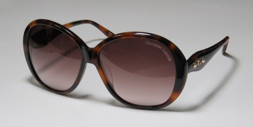 new season & original - designer/brand: CHRISTIAN LACROIX style/model: 5015 frame color: HAVANA lenses: GRADIENT BROWN UV PROTECTION STYLISH & EXCLUSIVE HIGH-END SUNGLASSES/SUN GLASSES - collectible item - womens/ladies