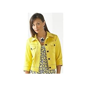 Plus Hearts of Palm Button Front Jean Jacket by Hearts of Palm