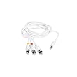 iPod A/V (Stereo Audio & Video) 3.5mm Cable - by Abacus24-7