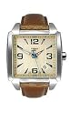 Tissot Men's Quadrato Leather Strap Champagne Dial Watch #T0055101626700