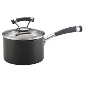 Buy Circulon Contempo Hard Anodized Nonstick 2-Quart Covered Straining Saucepan
