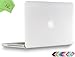 UESWILL Smooth Soft-Touch Matte Hard Shell Case Cover Compatible with MacBook Pro 13 inch with CD-ROM (Non-Retina) (Model A1278) + Microfibre Cleaning Cloth, Clear