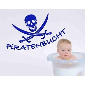 Stickers muraux, tatouage mural The Pirate Bay dans de nombreuses couleurs et tailles