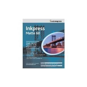 Inkpress Inkjet Matte 60 Photo Paper 11x14 50 Sheets by 