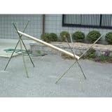 【そうめん流し竹セット (竹 半割り(約180cm)1本+ 竹脚(約150cm×3本)2組)】 【そうめん流し竹セット (竹 半割り(約180cm)1本+ 竹脚(約150cm×3本)2組)】