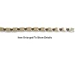 Thin And Light 8" Highly Polished Surgical Stainless Steel and Rubber Men's Bracelet