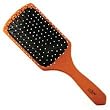 Luxor Pro Walnut Polytip Cushion Paddle Brush 3.5" - 11 rows (pack of 3)