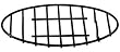 Danesco Roasting Rack - Oval - 6 &times; 9 - Non-stick