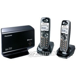 Panasonic KX-TH1212B Link-to-Cell Expandable Bluetooth-Enabled DECT 6.0 Phone System (2 Handsets)