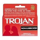 TROJAN NON LUBRICATED LATEX CONDOMS 24 PACK