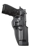 BlackHawk 410502BKR BlackHawk CQC w/SERPA Holster Right Hand Black Glk 19,23,32