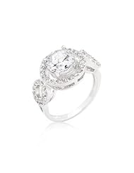 Round Cut Trio CZ Ring