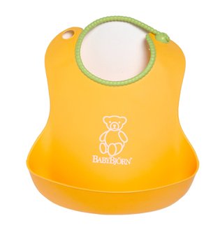 Childrens Toyshop  Toys : BABYBJORN Soft Bib (Sunflower)