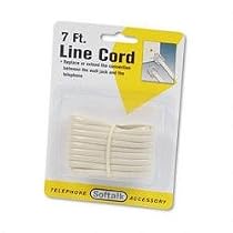 Modular Telephone Extension Cord, 7 Foot SOF48106