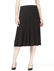 Panelled Fit & Flare Skater Skirt