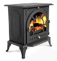 8kW CAST IRON WOODBURNING MULTIFUEL STOVE - genuine CE certificate issued in the UK.