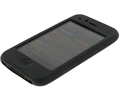Apple iPhone 3G Black Silicone Skin Case Cover (Not Compatible wth 1st Generation iPhone)