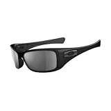 Oakley Hijinx Men's Polarized Square O Casual Sunglasses - Color: Polished Black/Grey, Size: One Size Fits All