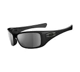 Oakley Hijinx Men's Polarized Square O Casual Sunglasses - Color: Polished Black/Grey, Size: One Size Fits All